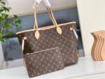 Louis Vuitton Shopping Bag Yellow Leather Pink