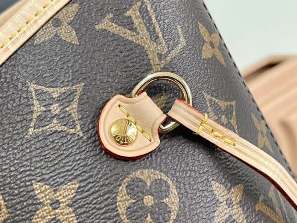 Louis Vuitton Shopping Bag Yellow Leather Pink