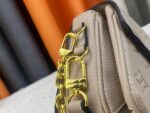 Louis Vuitton Embossed Messenger Bag Khaki Embossed Messenger