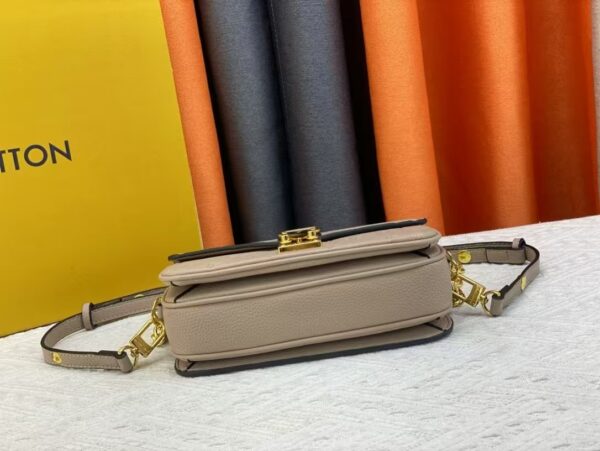 Louis Vuitton Embossed Messenger Bag Khaki Embossed Messenger