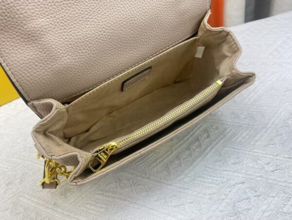 Louis Vuitton Embossed Messenger Bag Khaki Embossed Messenger