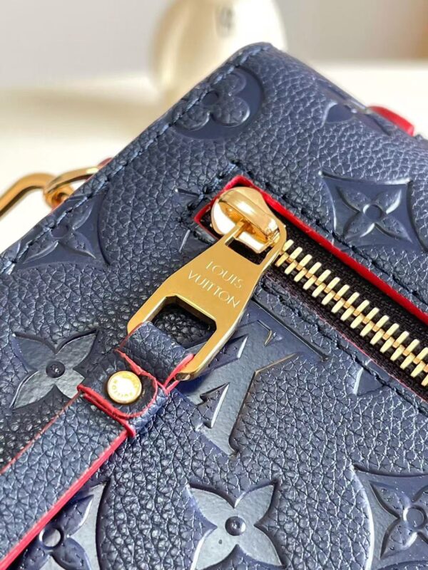 Louis Vuitton Embossed Messenger Bag Blue Messenger