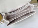Louis Vuitton Embossed Messenger Bag White Messenger