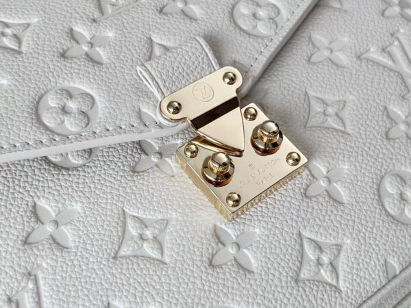 Louis Vuitton Embossed Messenger Bag White Messenger