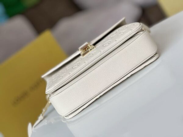Louis Vuitton Embossed Messenger Bag White Messenger