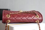 Chanel Classic Flap Bag Red Gold