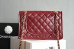 Chanel Classic Flap Bag Red Gold