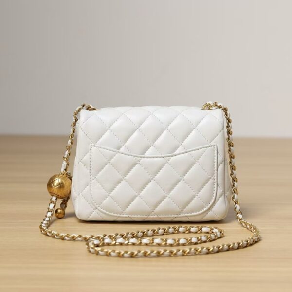 Chanel Gold Ball Bag White Gold Ball