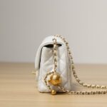 Chanel Gold Ball Bag White Gold Ball
