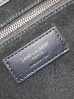 YSL Shoulder Bag Black Silver