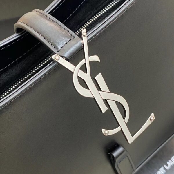 YSL Shoulder Bag Black Silver