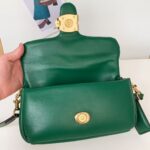 Coach Shoulder Bag Large Dark Green