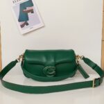 Coach Shoulder Bag Large Dark Green