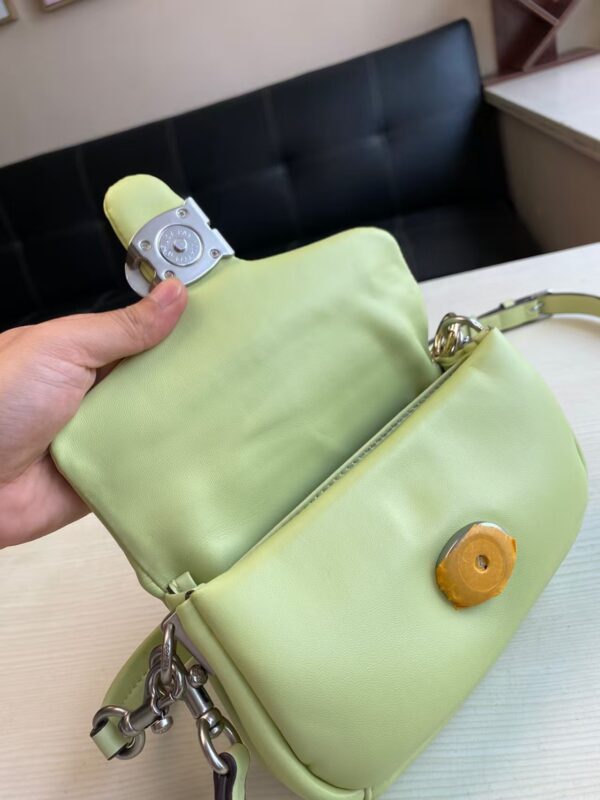 Coach Shoulder Bag Large Light Green