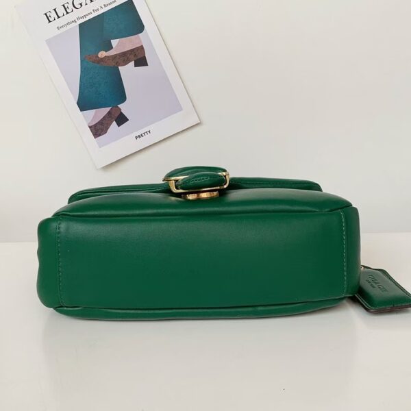 Coach Shoulder Bag Small Dark Green