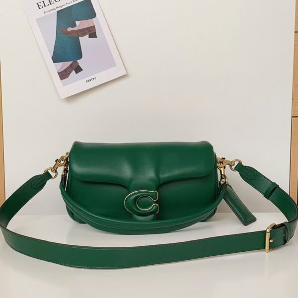 Coach Shoulder Bag Small Dark Green