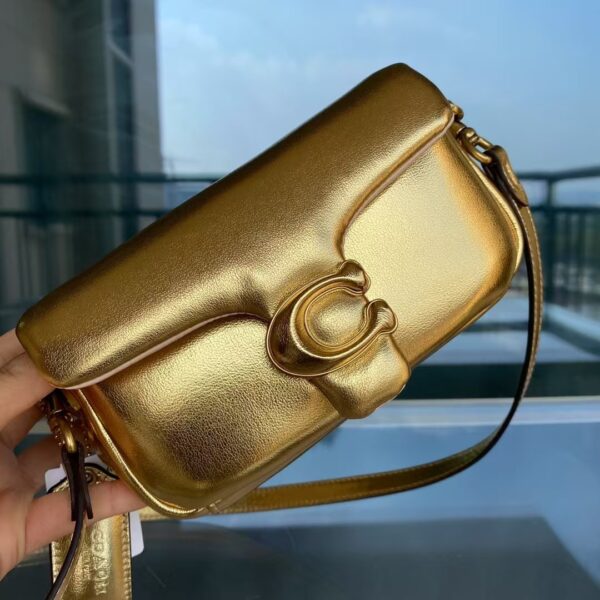 Coach Shoulder Bag Small Gold