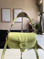 Coach Shoulder Bag Small Light Green