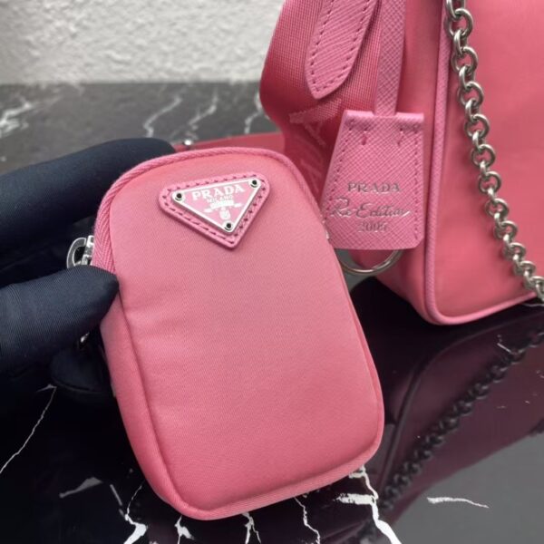 Prada 3-in-1 Crossbody Bag Rose Red