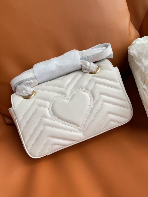 Gucci Love Bag White Gold