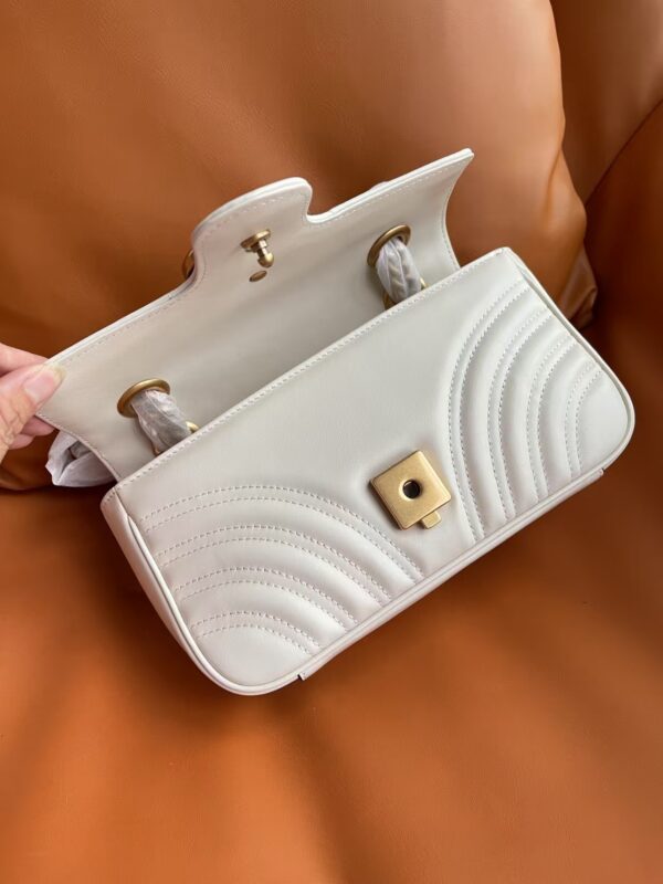 Gucci Love Bag White Gold