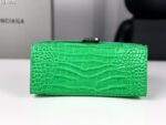 Balenciaga Hourglass Bag Light Green Green Silver Silver Logo