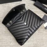 YSL Loulou Bag Black Silver