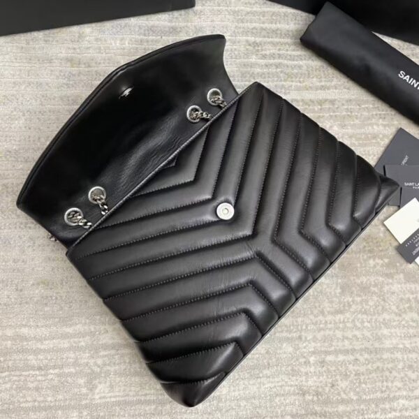 YSL Loulou Bag Black Silver