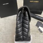 YSL Loulou Bag Black Silver