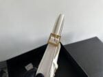 YSL Shoulder Bag White Gold