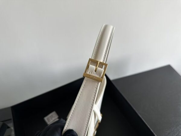 YSL Shoulder Bag White Gold