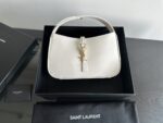 YSL Shoulder Bag White Gold