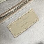 YSL Shoulder Bag White Silver