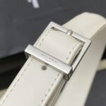 YSL Shoulder Bag White Silver