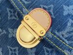 Louis Vuitton Denim Shoulder Bag Denim Light Blue Canvas