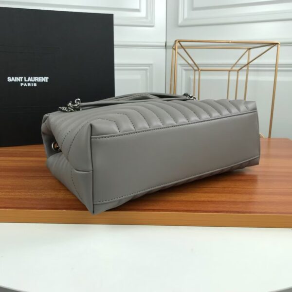 YSL Loulou Bag Gray Silver