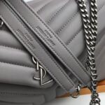 YSL Loulou Bag Gray Silver