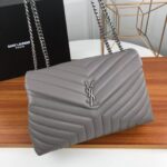 YSL Loulou Bag Gray Silver