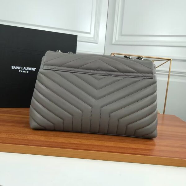 YSL Loulou Bag Gray Silver