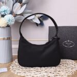 Prada Nylon Shoulder Bag Black Nylon