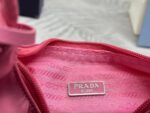 Prada Nylon Shoulder Bag Rose Red Nylon