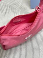 Prada Nylon Shoulder Bag Rose Red Nylon