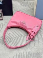 Prada Nylon Shoulder Bag Rose Red Nylon