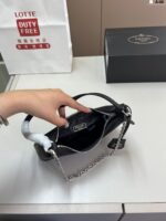 Prada Chain Shoulder Bag Black Chain
