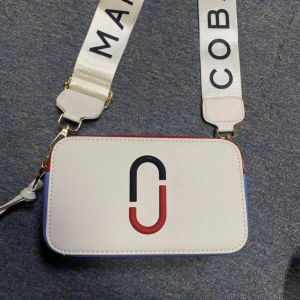 Marc Jacobs Camera Bag White Red