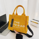 Marc Jacobs Canvas Tote Bag Canvas Yellow