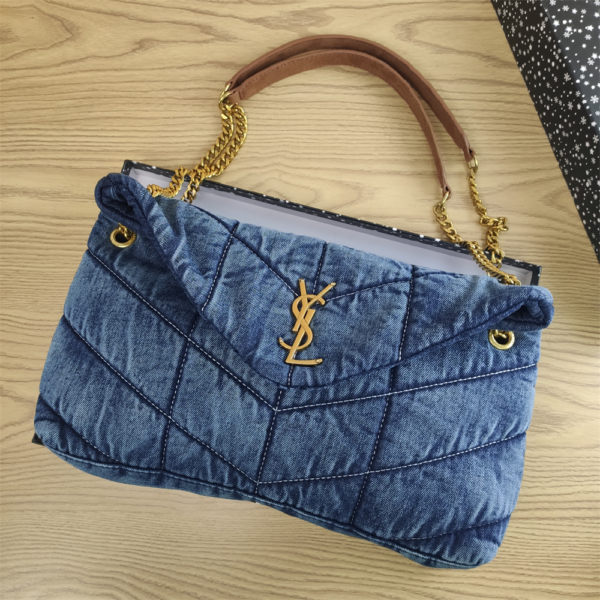 YSL Loulou Denim Bag Denim