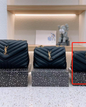 YSL Loulou Bag Black Gold