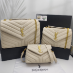 YSL Loulou Bag Beige Gold