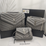 YSL Loulou Bag Gray Silver